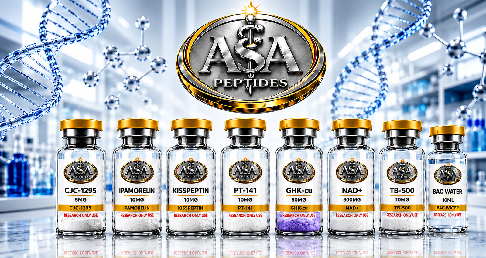 ASA Peptides Research Peptides Home